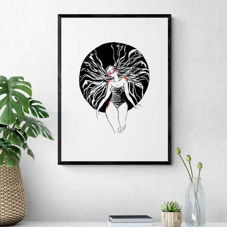 Vibing Art Print By Emilie Geant - Art Collective