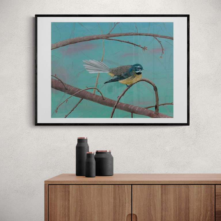 Fantail Art Print By Steve Pigott - Art Collective