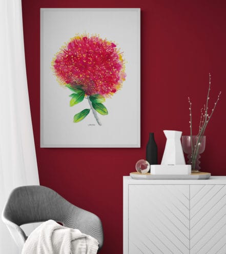 Pohutukawa Art Print By Matt Coates - Art Collective