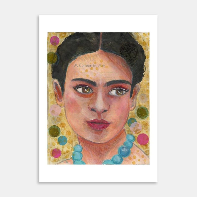 Golden Frieda Art Print by Adelien de Wet