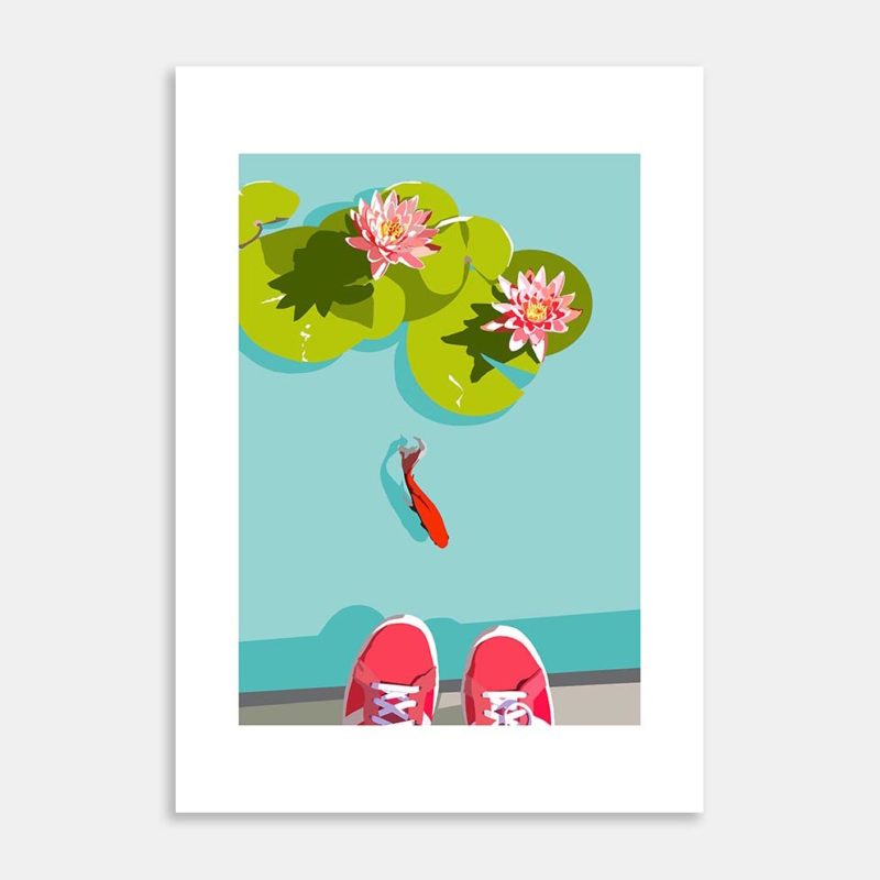 Lily Pond Art Print By Mary Brake