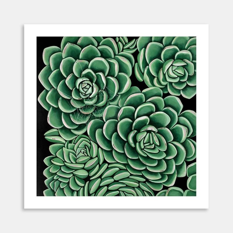 Rosette Art Print By Nicolle Aston